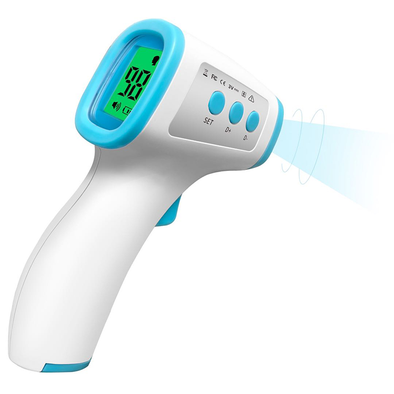 Handheld Nauwkeurig temperatuurpistool Contactloze digitale infraroodthermometer
