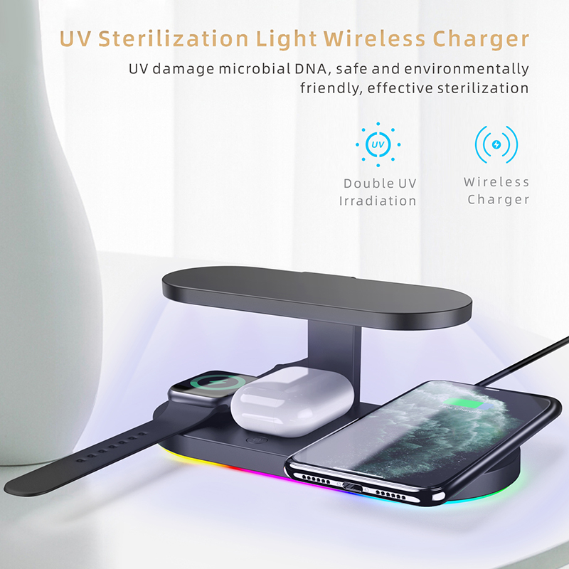 UV-Sterilisator en Wireless Charger