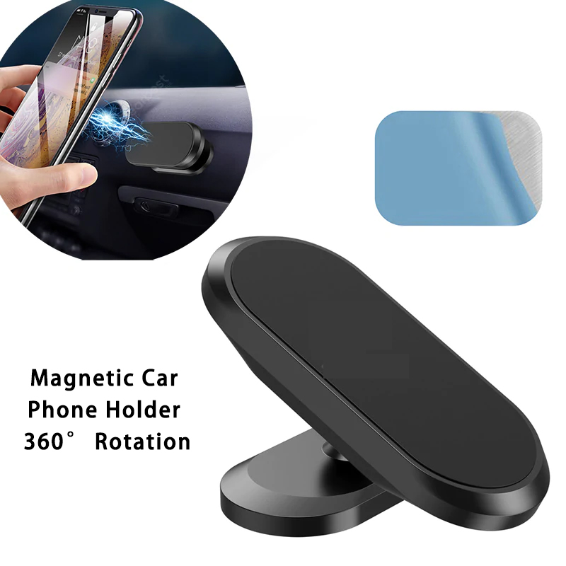 Magnetische autotelefoonhouder 360 ° rotatie Autohouder Magneet Telefoonhouder geschikt voor 4,0-6,4 inch voor Samsung, iPhone telefoonstandaard